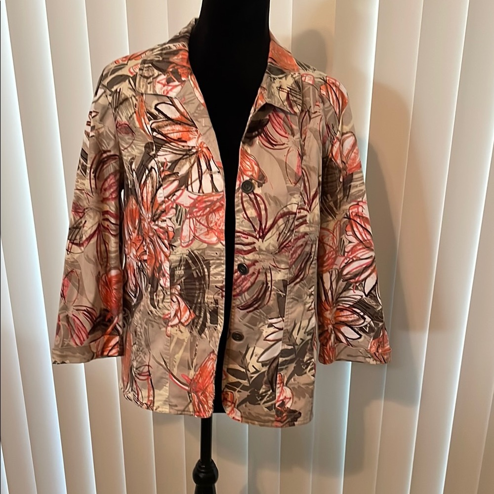 Chico’s Floral Print Women's Jacket